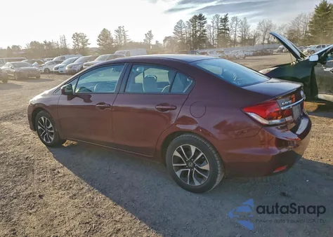 2015 Honda Civic Ex из США, поврежденный, VIN 2HGFB2F86FH555327